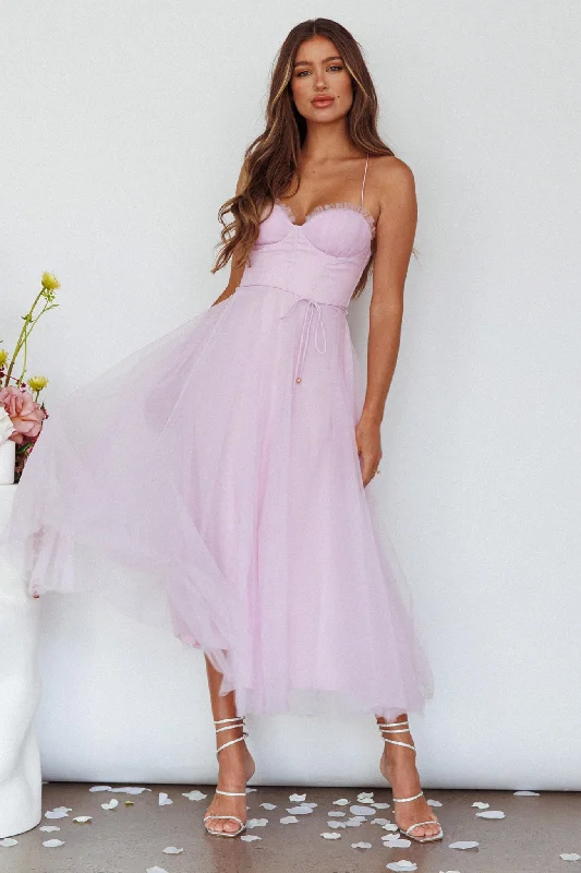 Midi dresses with halter necks for a stylish and comfortable option Smitten Sweetheart Neckline Chiffon Midi Dress Orchid Midi dresses with halter necks for a stylish and comfortable option Smitten Sweetheart Neckline Chiffon Midi Dress Orchid