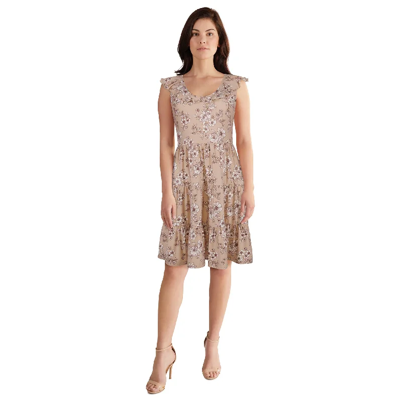 Mini dresses with pleated skirts for a classic look lily morgan Women's Flutter Sleeve Dress Mini dresses with pleated skirts for a classic look lily morgan Women's Flutter Sleeve Dress
