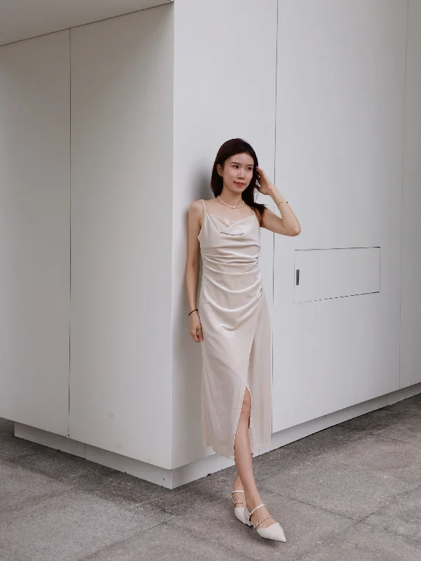 Midi dresses with metallic threads for a glamorous evening event Velvet Slit Maxi Dress Midi dresses with metallic threads for a glamorous evening event Velvet Slit Maxi Dress