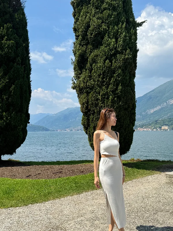 Midi dresses with gathered skirts for a full and flowing silhouette (ashchic made) Lake Como Maxi Dress Midi dresses with gathered skirts for a full and flowing silhouette (ashchic made) Lake Como Maxi Dress