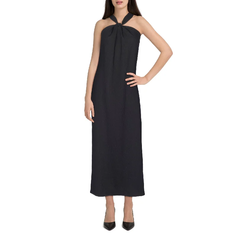 Mini dresses with cut - out details for a trendy look lily morgan Women's Black and White Halter Maxi Dress Mini dresses with cut - out details for a trendy look lily morgan Women's Black and White Halter Maxi Dress