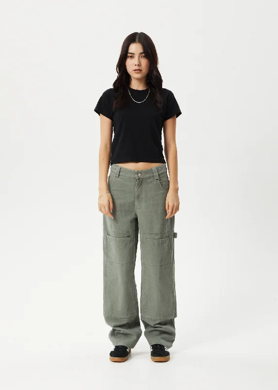 Bootcut Style Women's Stretch Denim Jeans in Dark WashAFENDS Womens Moss - Carpenter Pants - Olive Bootcut Style Women's Stretch Denim Jeans in Dark WashAFENDS Womens Moss - Carpenter Pants - Olive