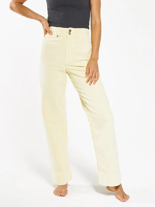 Plus Size Women's High - Waisted Bootcut Jeans in Distressed StyleBelle Full Length Cord Pant - Sunlight Plus Size Women's High - Waisted Bootcut Jeans in Distressed StyleBelle Full Length Cord Pant - Sunlight