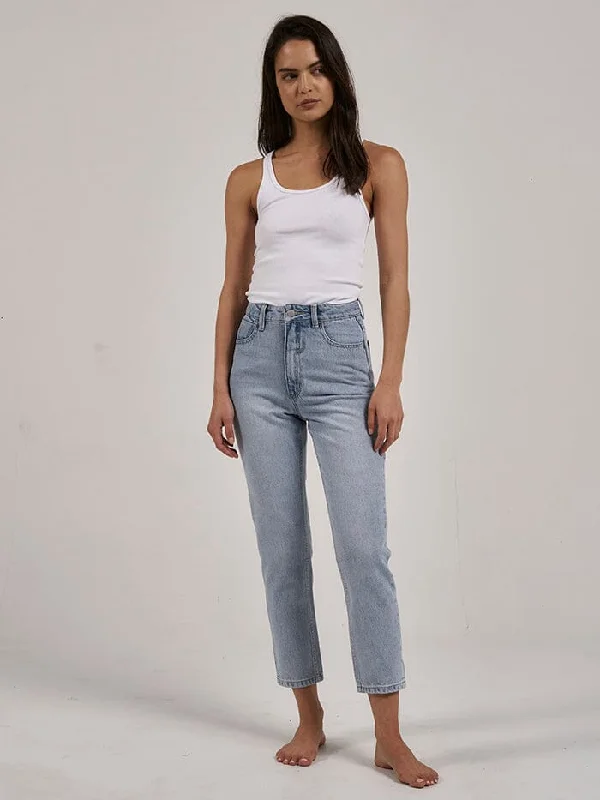 Plus Size Women's High - Waisted Bootcut Jeans in Distressed StyleCasey Slim Jean - Ash Blue Plus Size Women's High - Waisted Bootcut Jeans in Distressed StyleCasey Slim Jean - Ash Blue