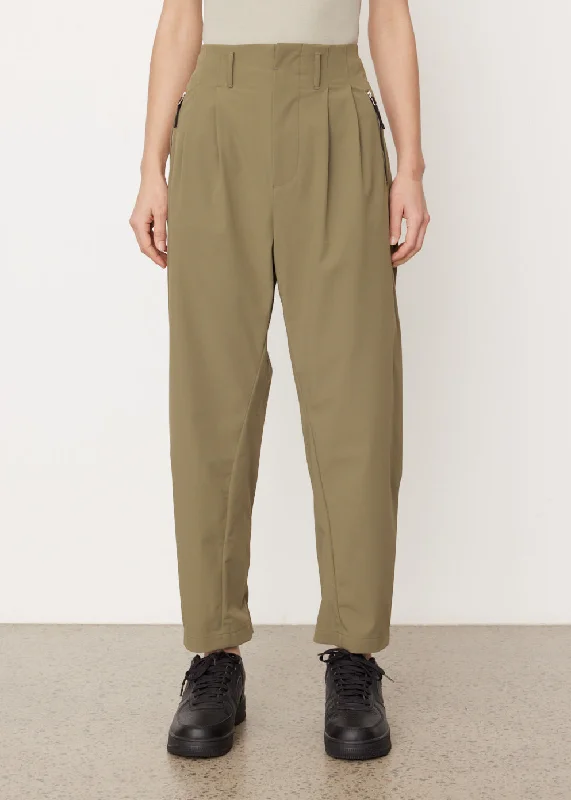 Wide - Leg Women's Chiffon Palazzo Pants for a Flowy AppealESC Woven Worker Pants