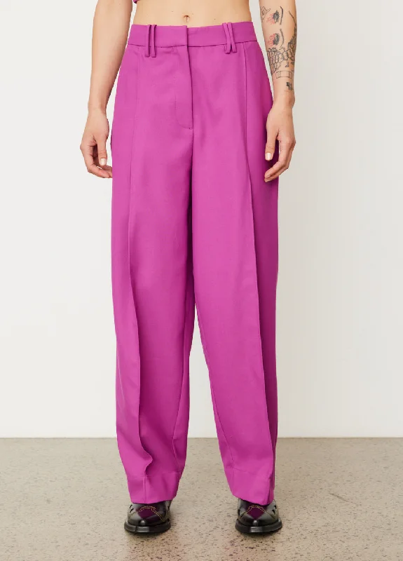 Bell - Bottom Style Women's Denim Pants with Embroidered DetailsSummer Suiting Pleated Pants Bell - Bottom Style Women's Denim Pants with Embroidered DetailsSummer Suiting Pleated Pants