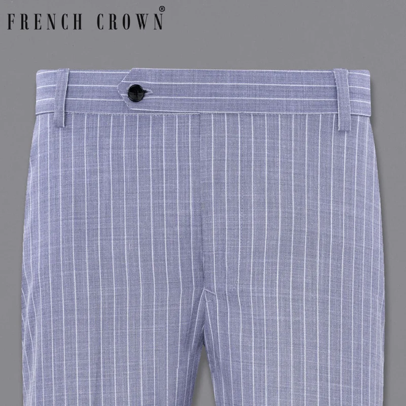 Glaucous Blue Striped Pant