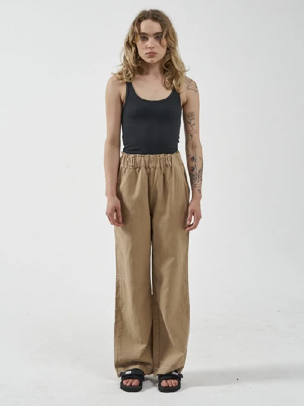 Wide - Leg Women's Chiffon Palazzo Pants for a Flowy AppealIntuition Pant - Faded Khaki Wide - Leg Women's Chiffon Palazzo Pants for a Flowy AppealIntuition Pant - Faded Khaki