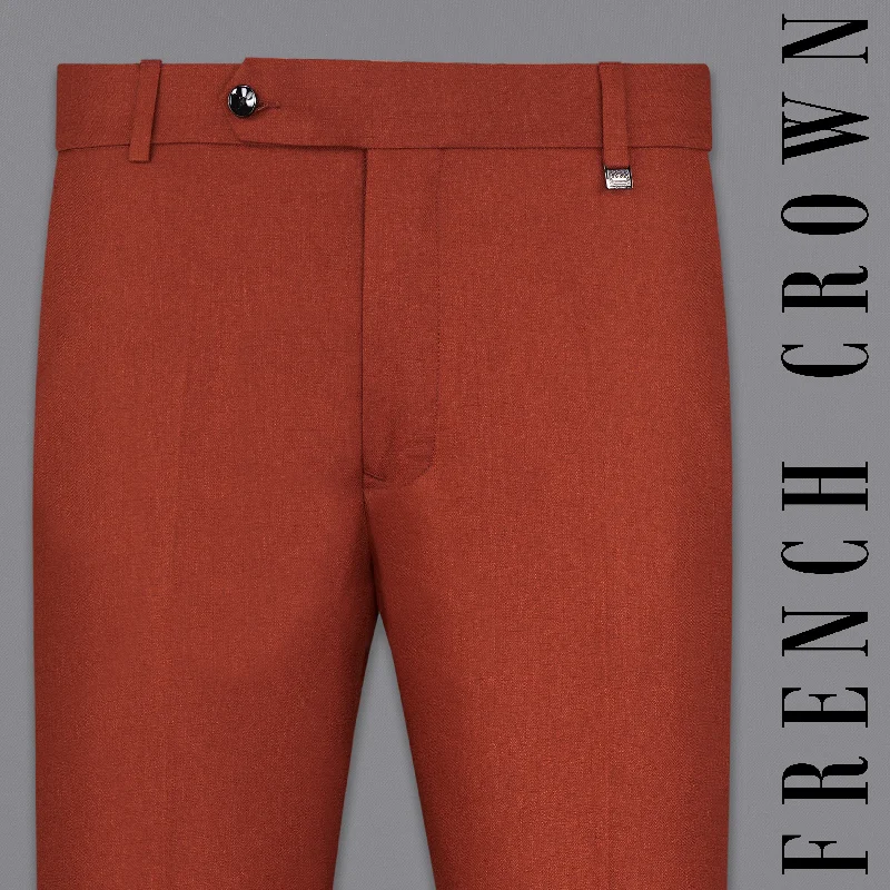 Nutmeg Red Tweed Pant