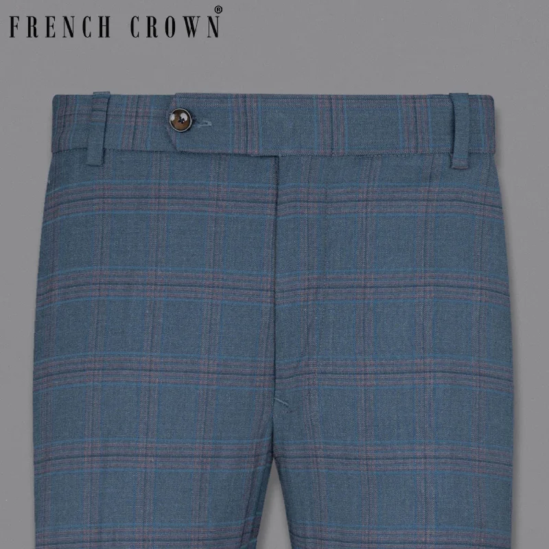 Pickled Bluewood Super fine Checkered Woolrich Pant