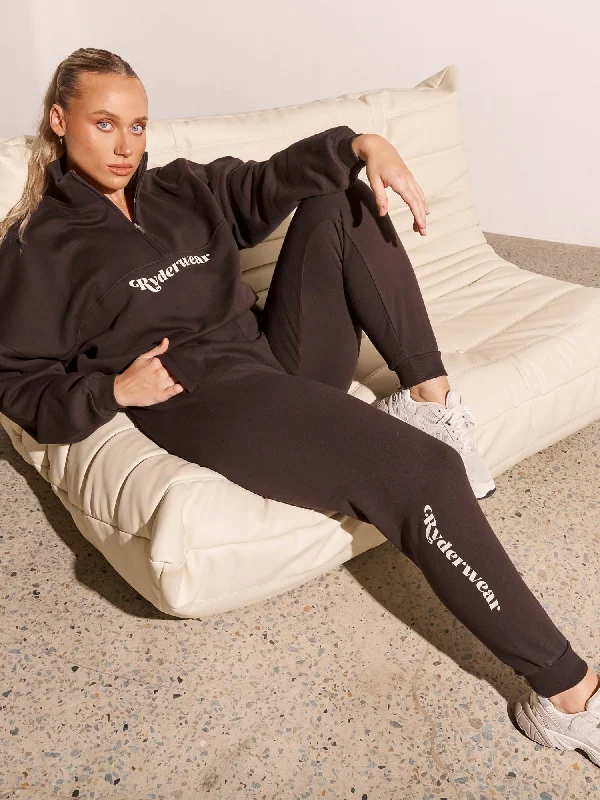 Palazzo Style Women's Printed Trousers in Bohemian PatternsReserve Track Pants - Dark Oak Palazzo Style Women's Printed Trousers in Bohemian PatternsReserve Track Pants - Dark Oak