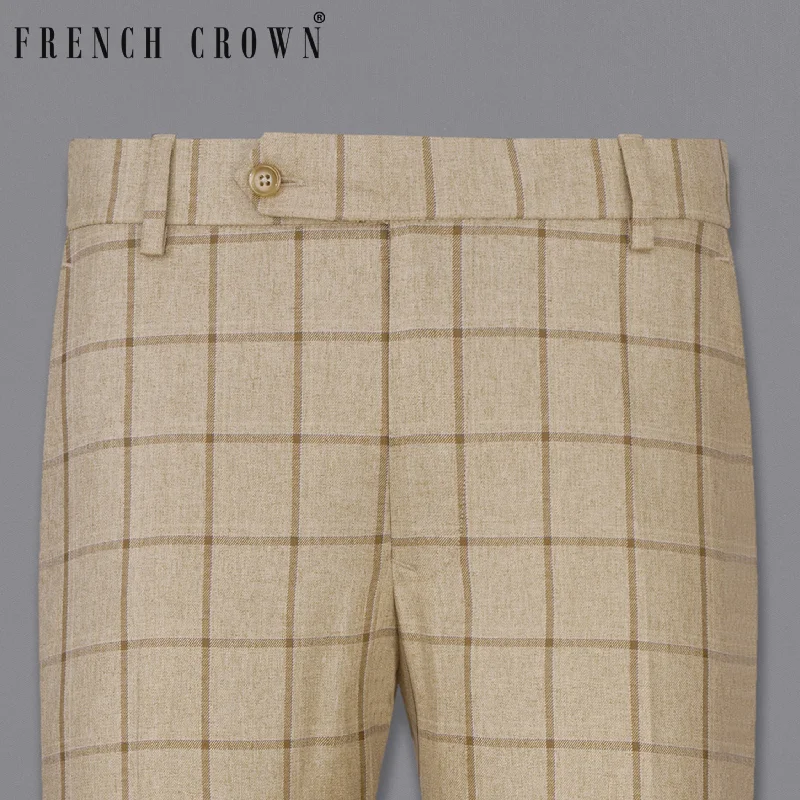 Cropped Women's Corduroy Pants in Autumn ColorsRodeo Dust Brown Pant