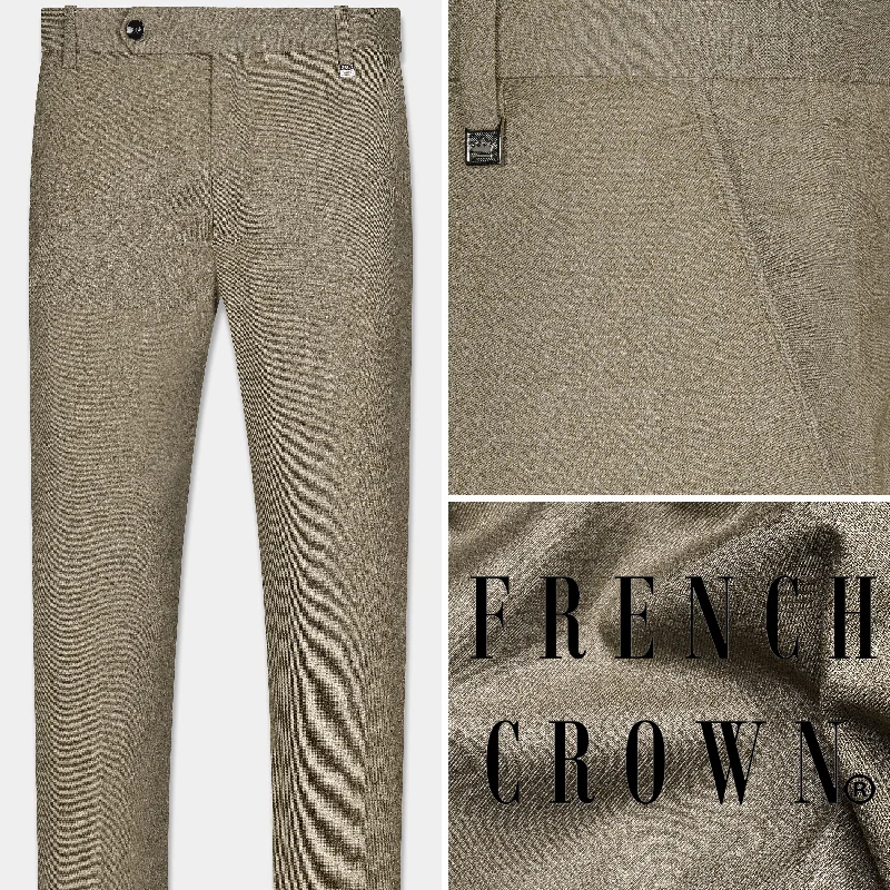 Stonewall Brown Wool Rich Pant