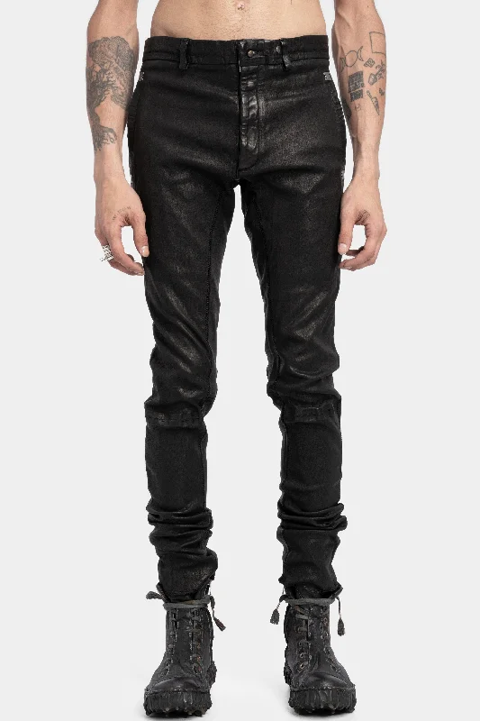 Bootcut Style Women's Stretch Denim Jeans in Dark WashStretch leather pants