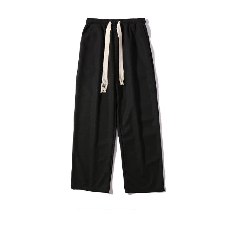 Waffle Straight Casual Pants