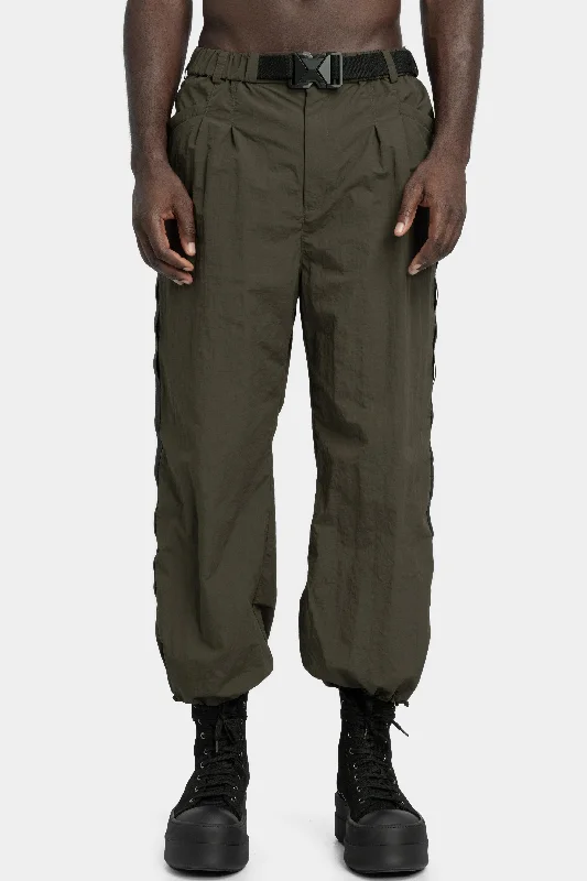 Plus Size Women's Elastic - Waist Culottes in Earth TonesWaterproof tech pants, Army Plus Size Women's Elastic - Waist Culottes in Earth TonesWaterproof tech pants, Army