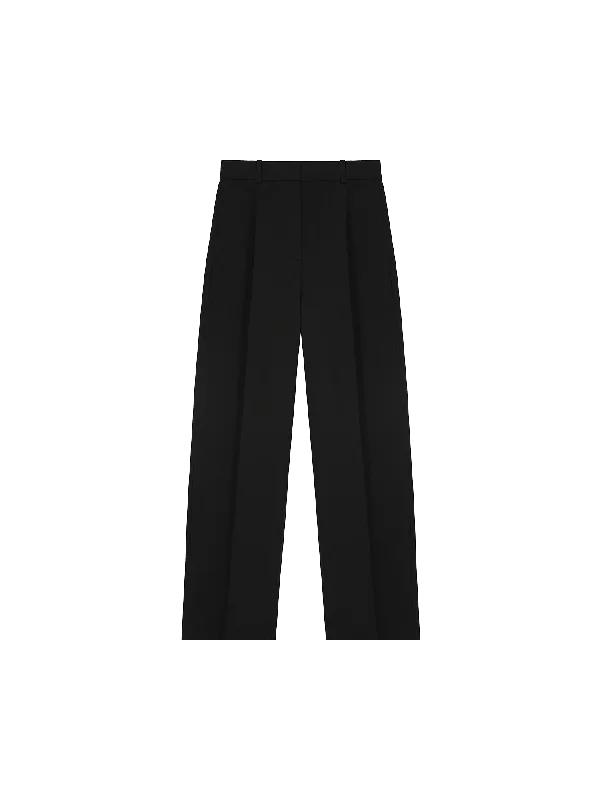 Plus Size Women's Cargo Pants with Multiple Pockets for HikingWomen's Organic Cotton Tailored Trousers—black Plus Size Women's Cargo Pants with Multiple Pockets for HikingWomen's Organic Cotton Tailored Trousers—black