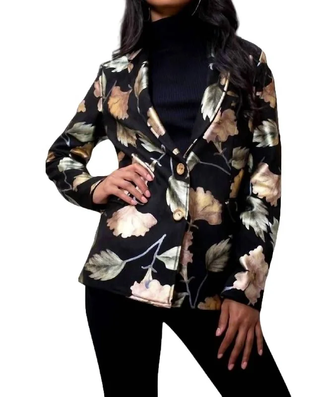 Plus Size Women's Faux Fur - Trimmed Blazers in Black for a Luxurious LookAlexey Jacket In Carmen's Rose Plus Size Women's Faux Fur - Trimmed Blazers in Black for a Luxurious LookAlexey Jacket In Carmen's Rose
