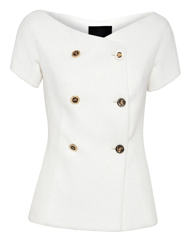 Women's Notched Lapel Blazers in Beige for a Timeless OutfitBlazer Short Sleeves