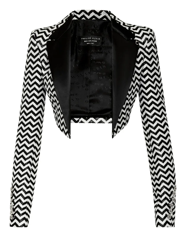 Plus Size Women's Faux Fur - Trimmed Blazers in Black for a Luxurious LookBolero Rock PP Plus Size Women's Faux Fur - Trimmed Blazers in Black for a Luxurious LookBolero Rock PP