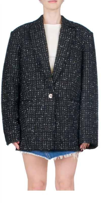 Plus Size Women's Ruffled Blazers in Pink for a Girly and Fashionable LookLogan Blazer In Black Plus Size Women's Ruffled Blazers in Pink for a Girly and Fashionable LookLogan Blazer In Black
