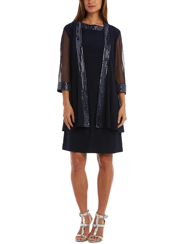 Plus Size Women's Faux Fur - Trimmed Blazers in Black for a Luxurious LookPetites Womens Mesh Embellished Duster Blazer Plus Size Women's Faux Fur - Trimmed Blazers in Black for a Luxurious LookPetites Womens Mesh Embellished Duster Blazer