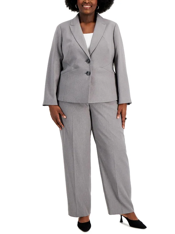 Plus Size Women's Military - Inspired Blazers with Gold Accents for a Bold LookPlus Womens 2PC Polyester Pant Suit Plus Size Women's Military - Inspired Blazers with Gold Accents for a Bold LookPlus Womens 2PC Polyester Pant Suit