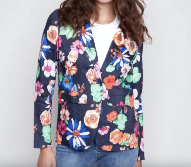 Plus Size Women's Sequin - Embellished Blazers in Silver for a Glamorous PartyPrinted Linen Blazer In Gardenia Plus Size Women's Sequin - Embellished Blazers in Silver for a Glamorous PartyPrinted Linen Blazer In Gardenia