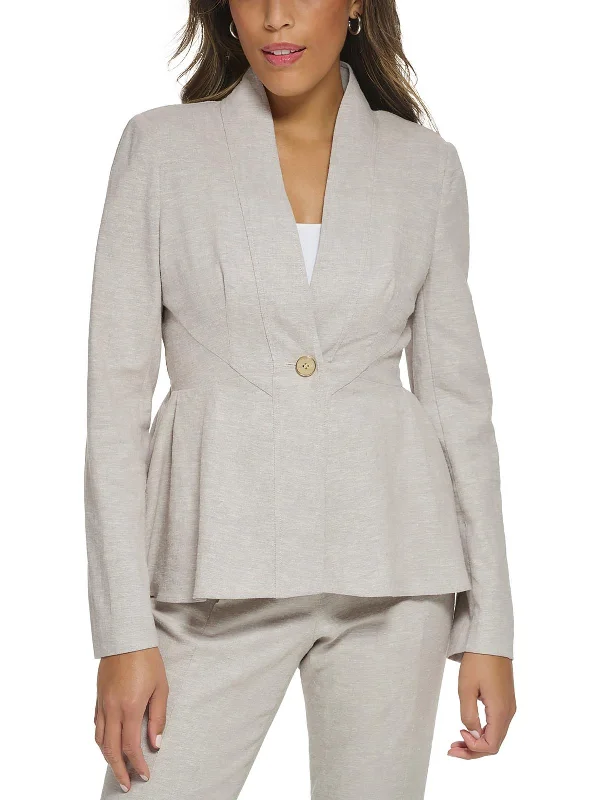 Plus Size Women's Cropped Velvet Blazers in Burgundy for a Night OutSpring Fling Womens Peplum Linen One-Button Blazer Plus Size Women's Cropped Velvet Blazers in Burgundy for a Night OutSpring Fling Womens Peplum Linen One-Button Blazer