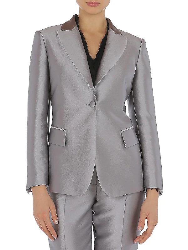 Women's Belted Blazers in Camel Color for a Sophisticated OutfitWomens Silk Suit Separate One-Button Blazer Women's Belted Blazers in Camel Color for a Sophisticated OutfitWomens Silk Suit Separate One-Button Blazer