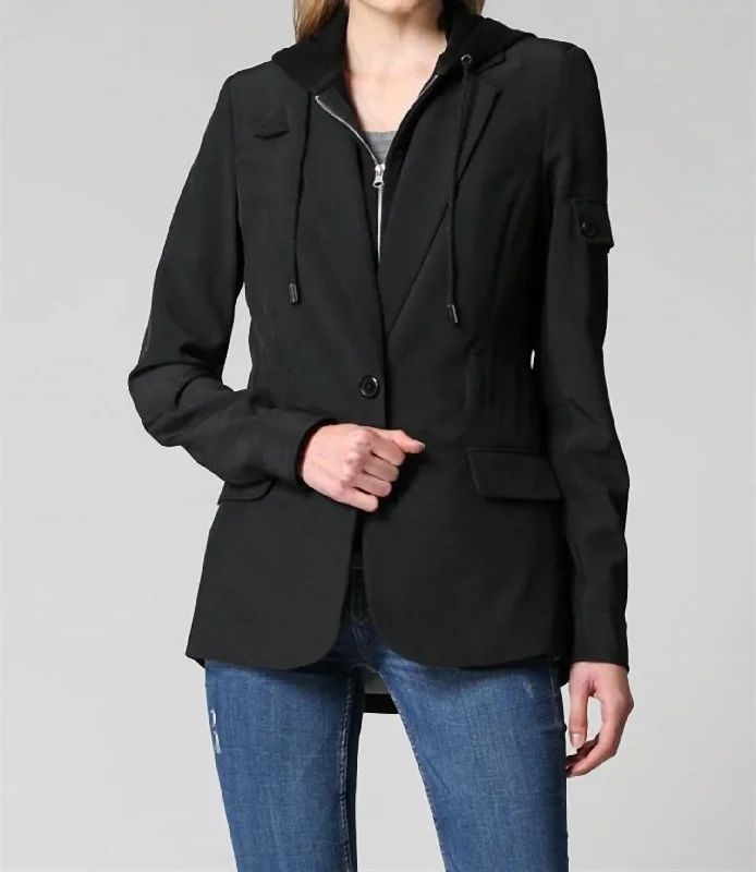 Plus Size Women's Cropped Velvet Blazers in Burgundy for a Night OutZip-Out Hoodie Jacket In Black Plus Size Women's Cropped Velvet Blazers in Burgundy for a Night OutZip-Out Hoodie Jacket In Black