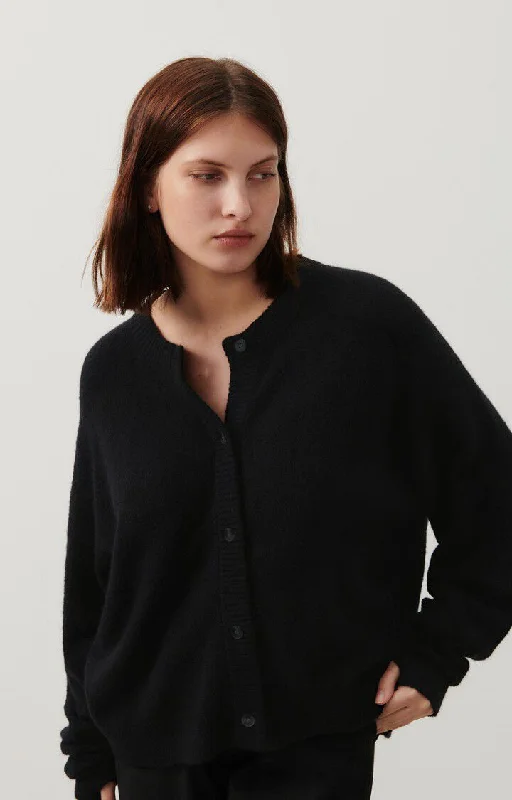 lightweight women cardigan for spring and fallCardigan Dam19e Noir