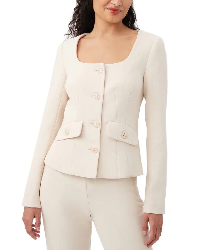 Women's reversible down coats with two - tone designs for versatile stylingTrina Turk Mott Jacket Women's reversible down coats with two - tone designs for versatile stylingTrina Turk Mott Jacket