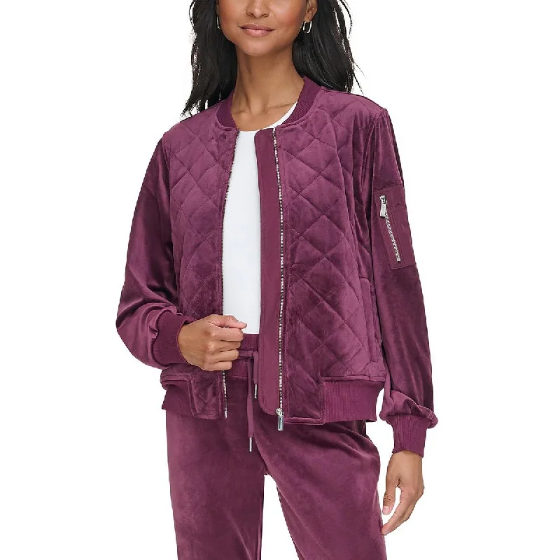 Embroidered women's cotton coats in a bohemian pattern for a unique designCalvin Klein Womens Velour Ribbed Trim Quilted Coat Embroidered women's cotton coats in a bohemian pattern for a unique designCalvin Klein Womens Velour Ribbed Trim Quilted Coat