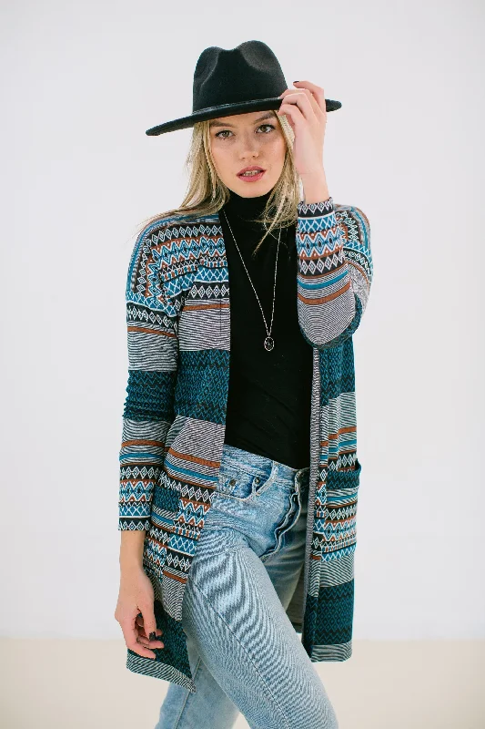 organic cotton women cardigan for an eco - friendly choiceCardigan Mona in funky aztec organic cotton women cardigan for an eco - friendly choiceCardigan Mona in funky aztec