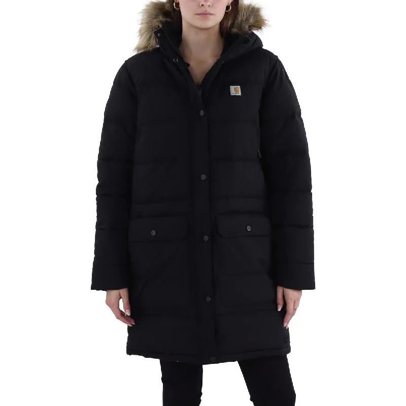 Water - resistant women's trench coats with adjustable cuffs for rainy daysCarhartt Womens Montana Rain Defender Insulated Hooded Utility Jacket Water - resistant women's trench coats with adjustable cuffs for rainy daysCarhartt Womens Montana Rain Defender Insulated Hooded Utility Jacket