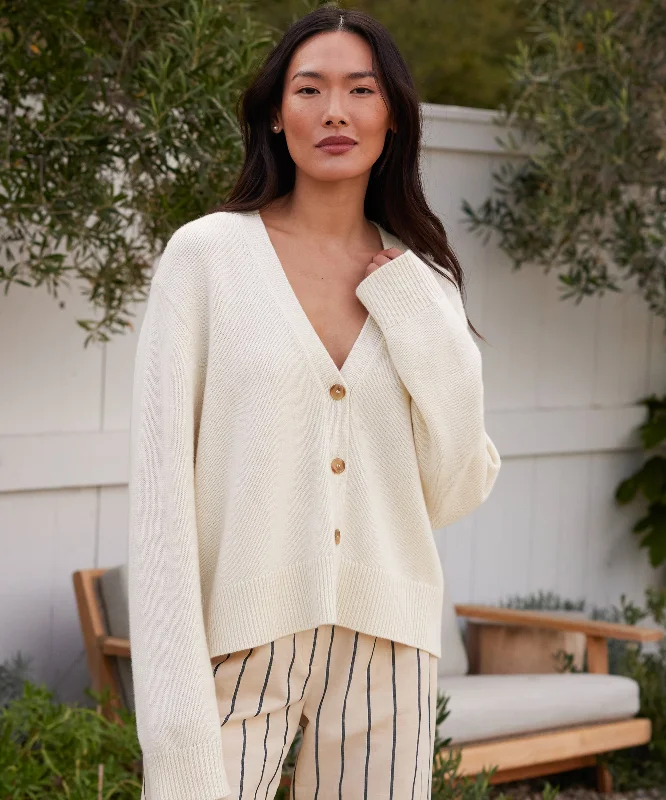 plus size women cardigan for comfortable layeringCashmere Colette Cardigan