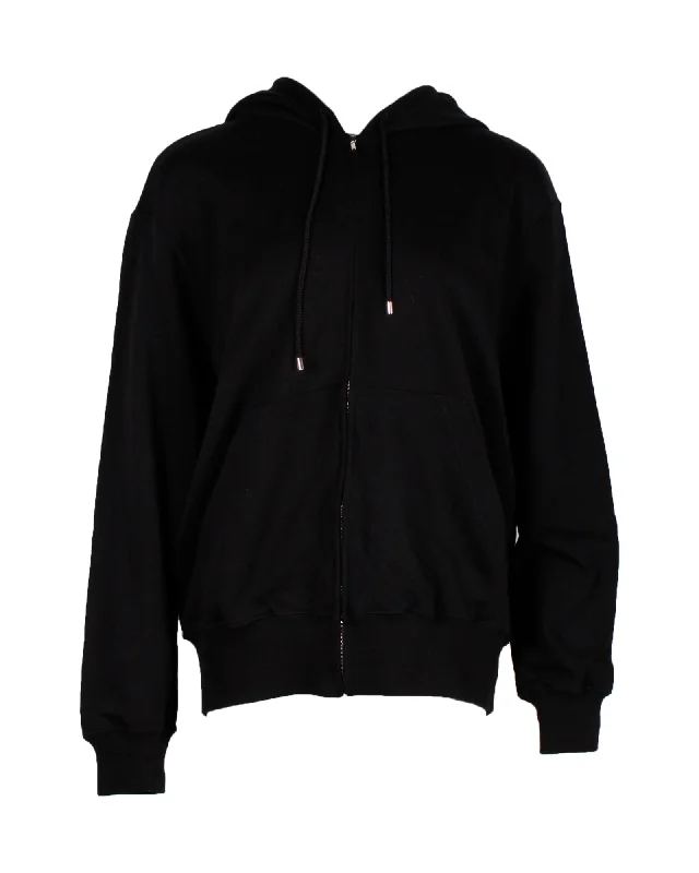 Chanel Graphic Hoodie in Black Cotton