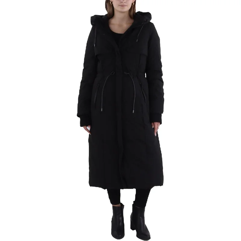 Shearling - lined women's leather coats for ultimate warmth and luxuryCole Haan Womens Insulated Hooded Puffer Jacket Shearling - lined women's leather coats for ultimate warmth and luxuryCole Haan Womens Insulated Hooded Puffer Jacket