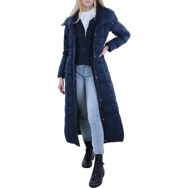 Water - resistant women's trench coats with adjustable cuffs for rainy daysCole Haan Women's Long Quilted Down Puffer Coat with Attached Hood Water - resistant women's trench coats with adjustable cuffs for rainy daysCole Haan Women's Long Quilted Down Puffer Coat with Attached Hood