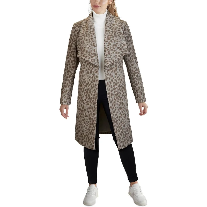 Checkered women's wool coats in a classic pattern for a timeless styleCole Haan Womens Wool Blend Belted Wool Coat Checkered women's wool coats in a classic pattern for a timeless styleCole Haan Womens Wool Blend Belted Wool Coat