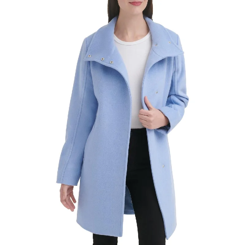 Women's pea coats with brass buttons for a nautical - inspired styleCole Haan Womens Wool Blend Double Breasted Wool Coat Women's pea coats with brass buttons for a nautical - inspired styleCole Haan Womens Wool Blend Double Breasted Wool Coat