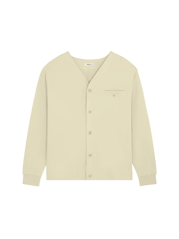 Oversized women's wool coats in a monochromatic look for a trendy outfitWomens DNA Double Jersey Liner Jacket—maitake beige Oversized women's wool coats in a monochromatic look for a trendy outfitWomens DNA Double Jersey Liner Jacket—maitake beige