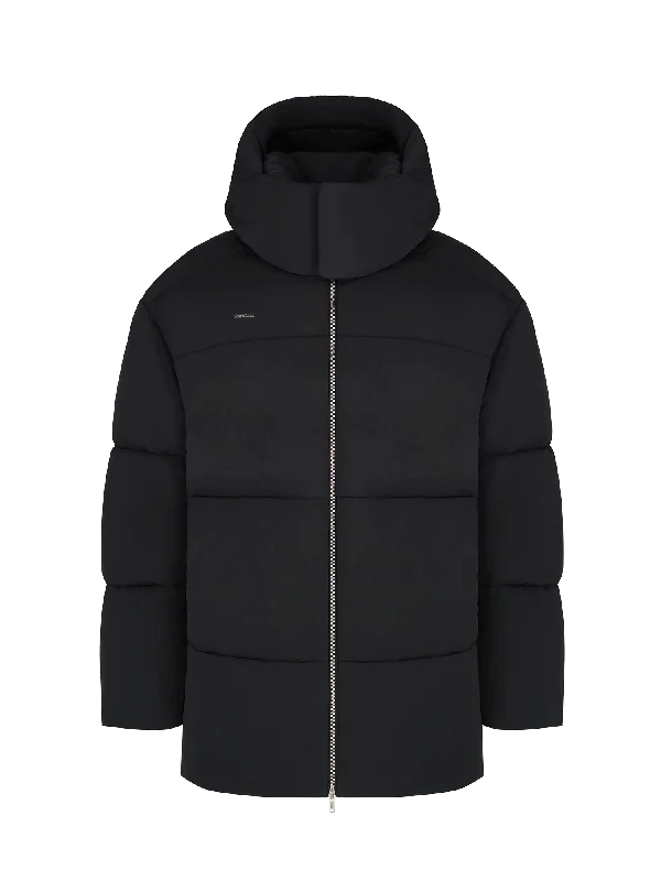 Women's knee - length wool blend coats with a fur collar for added warmthWomen's DNA Flower-Warmth Long Puffer—black Women's knee - length wool blend coats with a fur collar for added warmthWomen's DNA Flower-Warmth Long Puffer—black