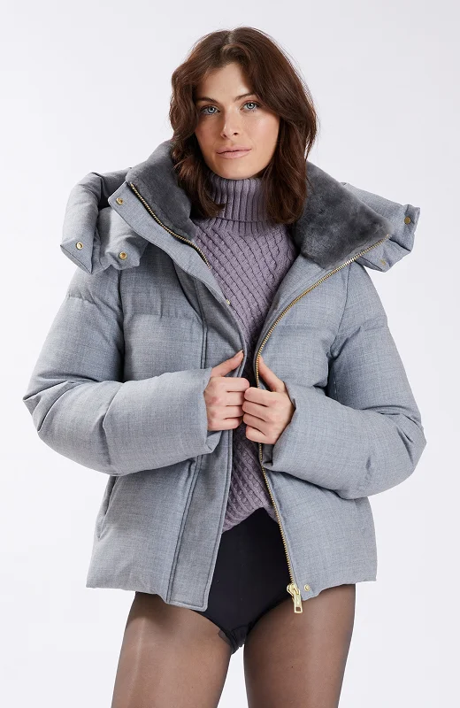 Mid - length women's down coats in a slim fit for a modern and sleek appearanceNicole Benisti Womens Rylee Puffer Jacket Mid - length women's down coats in a slim fit for a modern and sleek appearanceNicole Benisti Womens Rylee Puffer Jacket