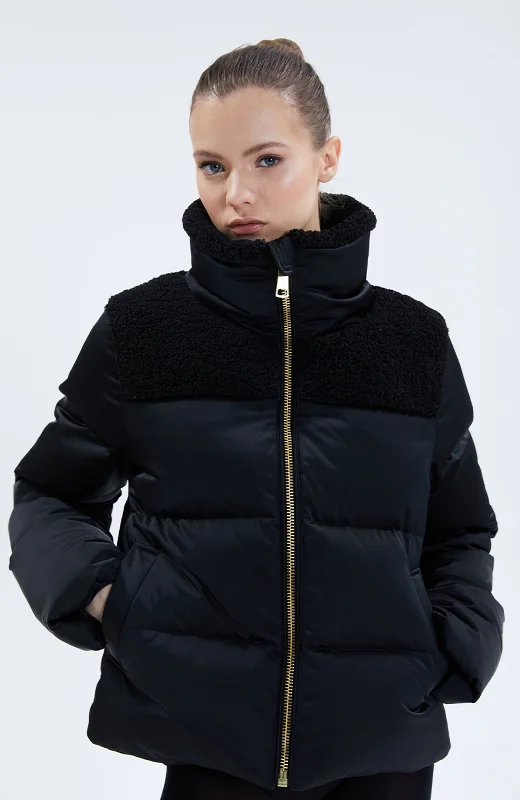 Women's long - sleeve wool coats in a houndstooth pattern for a classic charmNicole Benisti Womens Una Down Puffer Jacket Women's long - sleeve wool coats in a houndstooth pattern for a classic charmNicole Benisti Womens Una Down Puffer Jacket