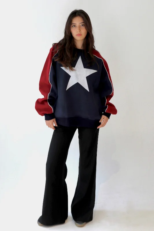 SCG MADE | 90s Star Print Oversized Jumper