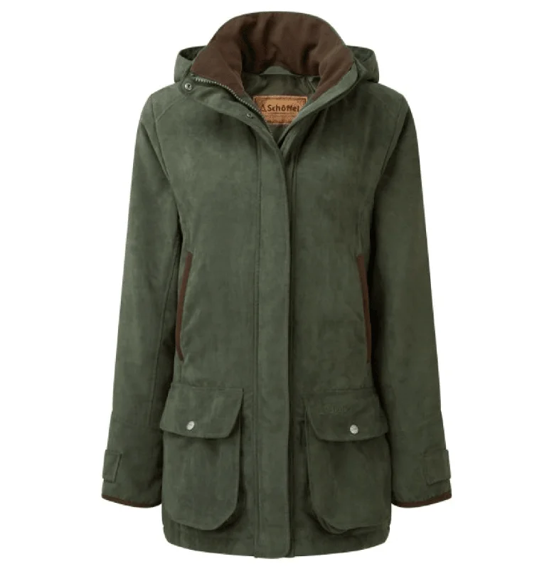 Schoffel Womens Teal shooting coat - Cedar