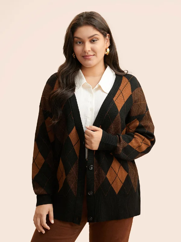 cropped women cardigan to pair with high - waisted jeansSupersoft Essentials Plaid Button Up Cardigan cropped women cardigan to pair with high - waisted jeansSupersoft Essentials Plaid Button Up Cardigan
