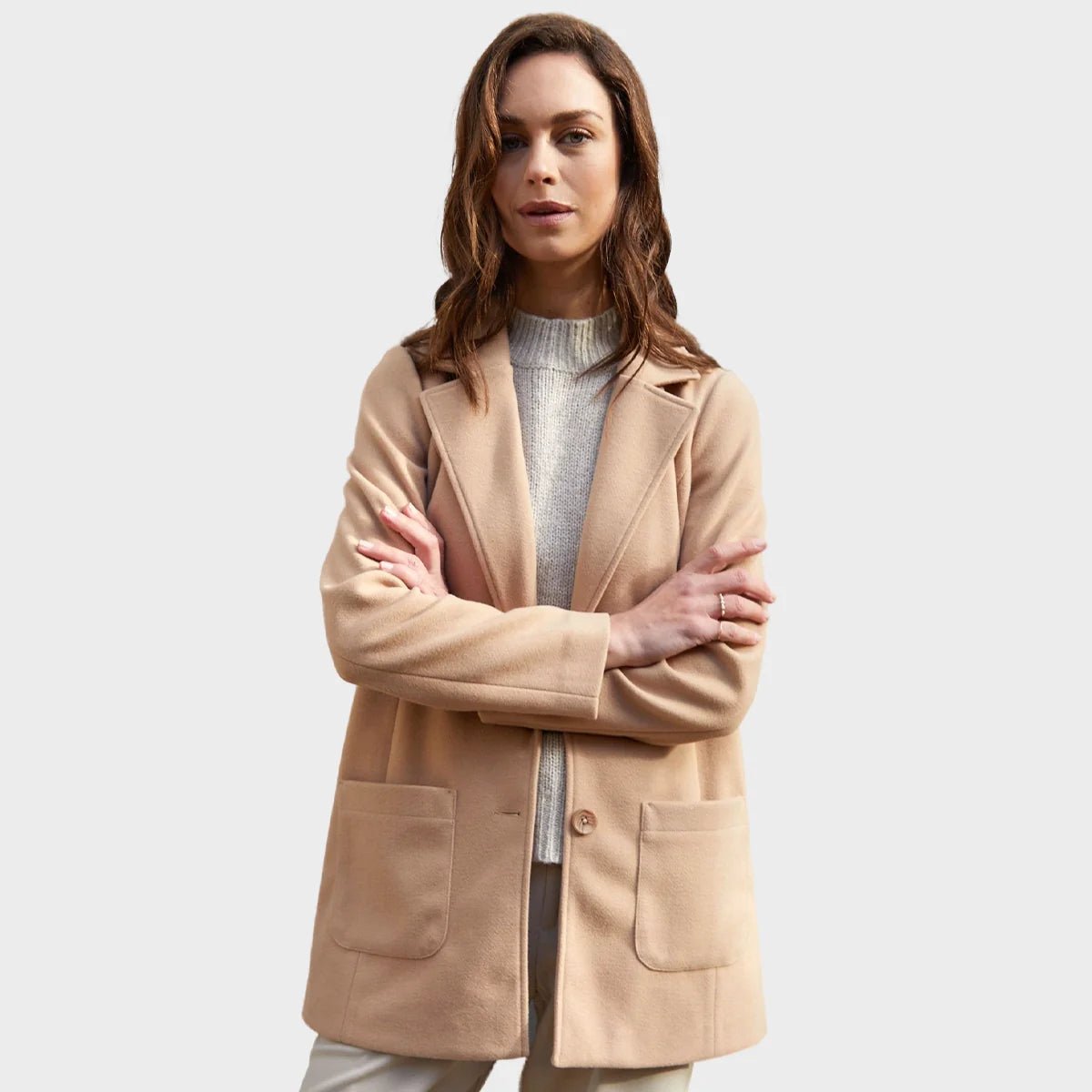 Women's longline double - breasted camel coats for a sophisticated lookThreadbare Ladies Single Breasted Camel Formal Coat Women's longline double - breasted camel coats for a sophisticated lookThreadbare Ladies Single Breasted Camel Formal Coat